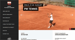 Desktop Screenshot of politiidrett.no